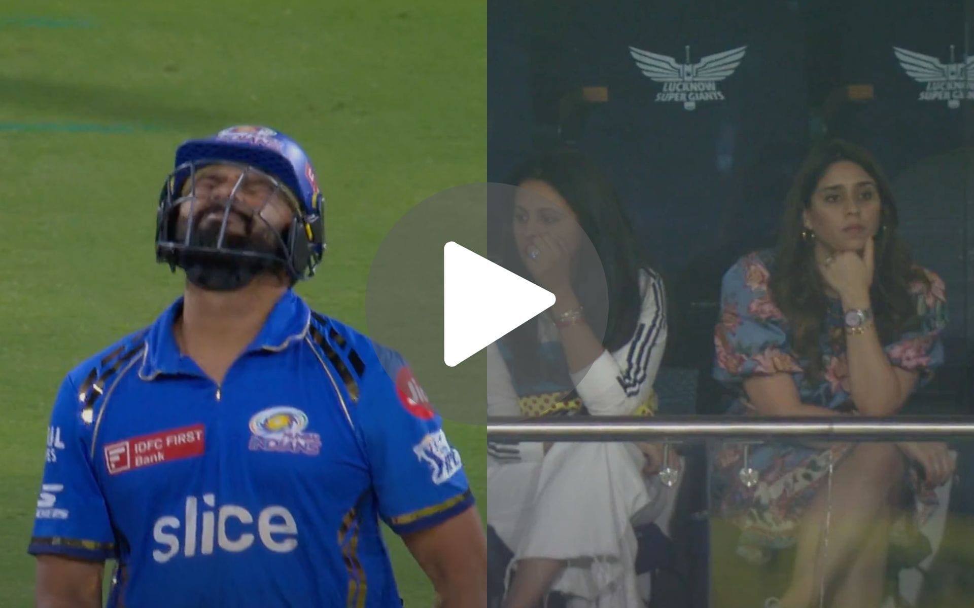 [Watch] Rohit Sharma's 'Frustrated Cry' In Front Of Ritika Sajdeh After Failure On 37th Birthday